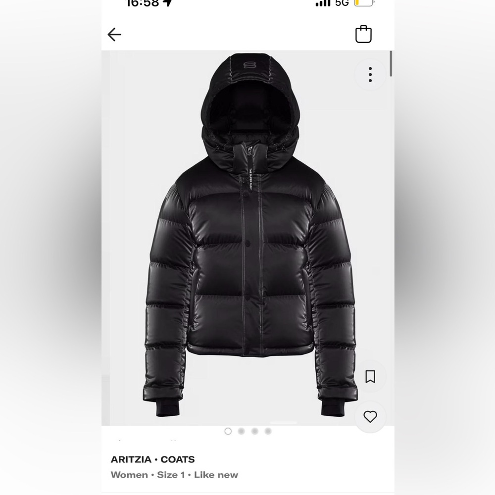 This is the Aritiza superpuff coat satin. Original price $275